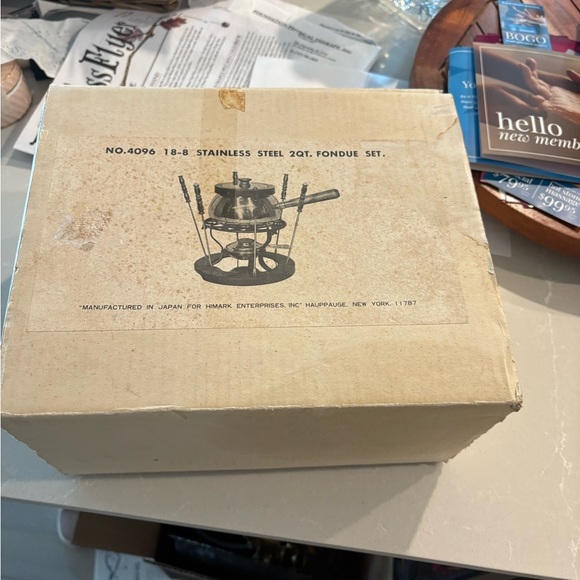 Himark Other - Vintage Himark Stainless Steel Fondue Set Japan